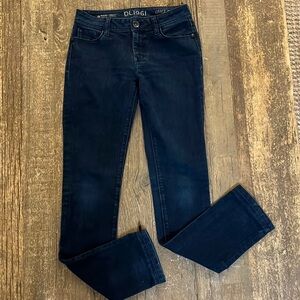 DL1961 Navy Straight Leg Jeans